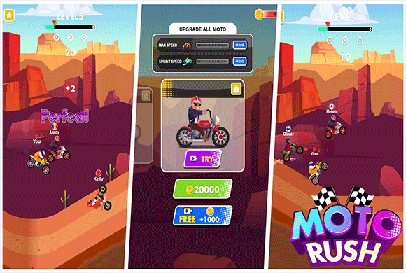 Corrida de Moto